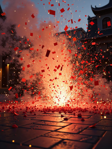 重庆传统文化活动场景，身着传统服饰的表演者在古建筑前演出，观众围观欣赏